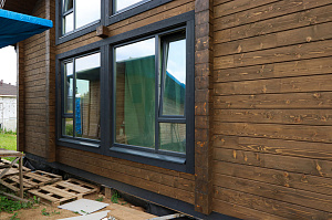 253 м² безупречного фасада под ключ для элитного поселка в Подмосковье