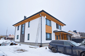 отделка дома планкеном скошенный 2