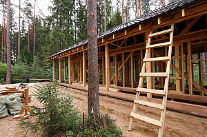 Элегантный банный комплекс с террасой 