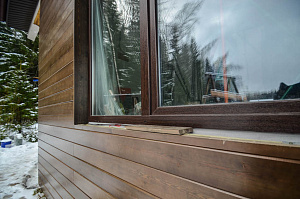 отделка фасада планкеном