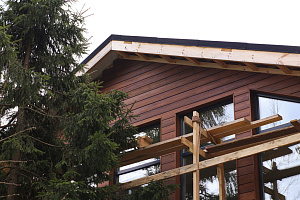 Петергоффские аллеи требуют статуса: как термолиственница преобразила каркасный дом в элитном посёлке