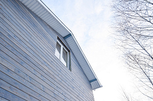 фасад дома из планкена