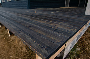 брашировка на террасе