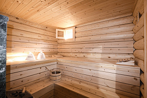 Баня мечты в Бобровом: комплексная отделка и покраска сруба