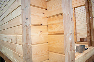 баня из клеенного бруса