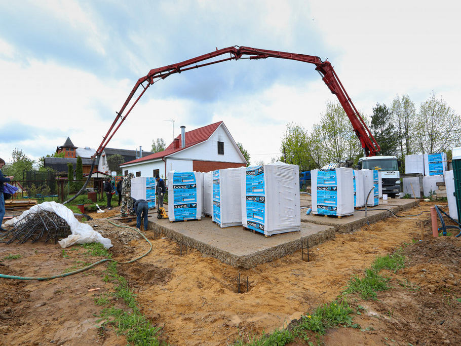 Реконструкция фундамента для будущего одноэтажного дома