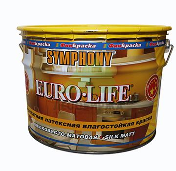 EURO-LIFE Symphony Укрывная акриловая краска шелковисто-матовая (base 1)