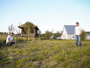 Надежный свайный фундамент с обвязкой для будущего дома в Тай-Лэнд