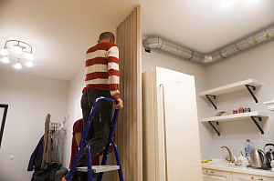 перегородка деревянная 5