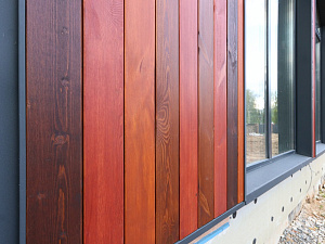 Поместье «Алексеевское»: фасад из термососны в четырех цветах — смелое решение для взыскательных владельцев

