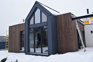 дом с панорамными окнами