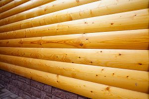 сосновый блок хаус