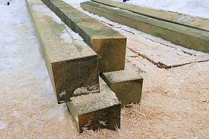 Современный каркасный дом с эксплуатируемой кровлей у Озера Врево