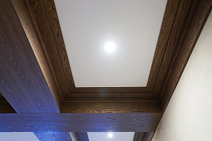 Фальшбалки из МДФ шпон дуба: Мастерство и Стиль для загородного дома в Михайловской горке