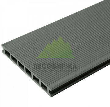 Доска террасная пустотелая CM Decking GRAND (Эбонит) 3000х190х25 мм
