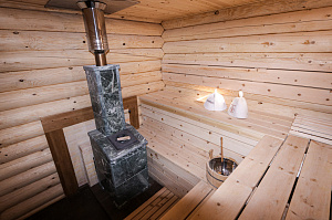 Баня мечты в Бобровом: комплексная отделка и покраска сруба