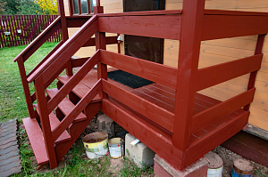 крыльцо под маслом renner