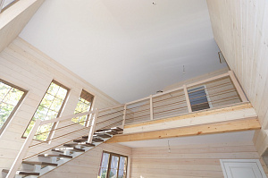 Комплексная отделка дома имитацией бруса 