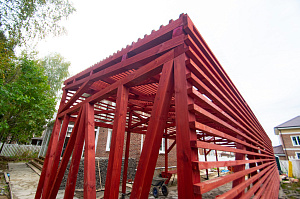 навес для дома