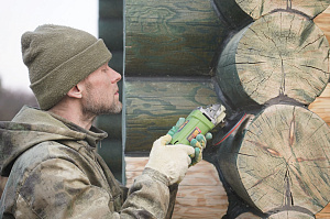 Баня мечты в Бобровом: комплексная отделка и покраска сруба