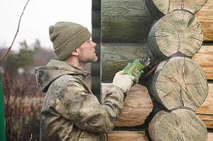 Баня мечты в Бобровом: комплексная отделка и покраска сруба