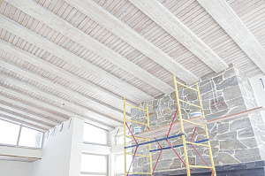 потолки с фальшбалками