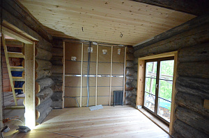 отделка деревом внутри дома