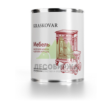 Масло для мебели и детских игрушек KRASKOVAR «Мебель»