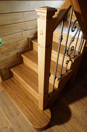 лестница с забежными ступенями
