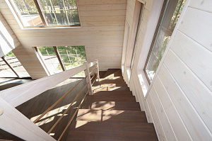 Комплексная отделка дома имитацией бруса 