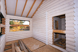 Баня мечты в Бобровом: комплексная отделка и покраска сруба