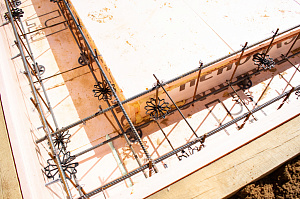 работы по укладке фундамента