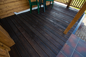 крашеная терраса