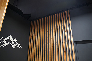 Проект зонирования мастерской в Ропшинский квартал 3: функциональные реечные системы из хвои от Лесобиржа-Спб