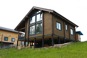 253 м² безупречного фасада под ключ для элитного поселка в Подмосковье