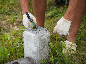 Надежный свайный фундамент с обвязкой для будущего дома в Тай-Лэнд