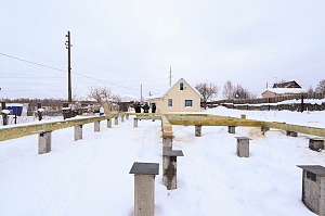 Современный каркасный дом с эксплуатируемой кровлей у Озера Врево