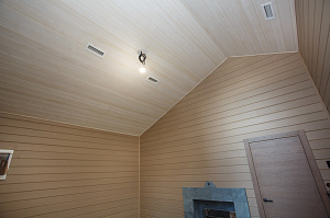 внутренняя отделка деревянными панелями