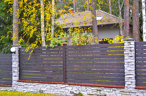 монтаж забора