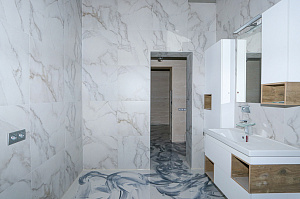 Современный каркасный дом с эксплуатируемой кровлей у Озера Врево