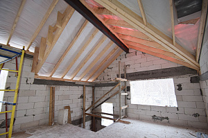 возведение крыши