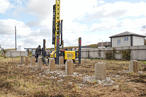 Надежный свайно-ростверковый фундамент в Павловском ручье под ключ