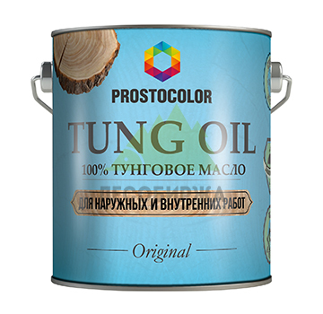 Тунговое масло PROSTOCOLOR Tung Oil, бесцветное