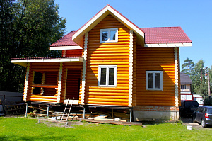 покраска дома расцветки