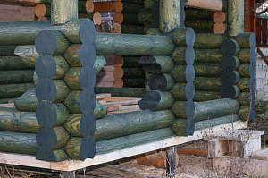 Баня мечты в Бобровом: комплексная отделка и покраска сруба