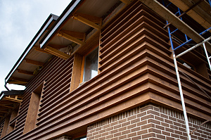 фасад дома от компании лесобиржа