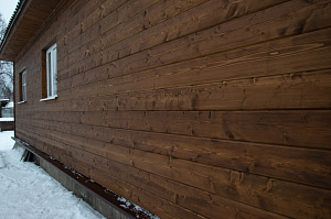 крашенная имитация бруса