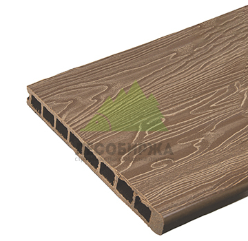 Ступень пустотелая ДПК TalverWood 3D 310х25х4000, орех