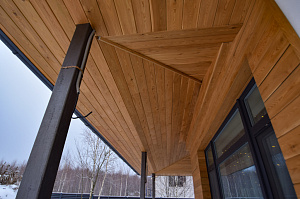 как обшить фасад планкеном 1