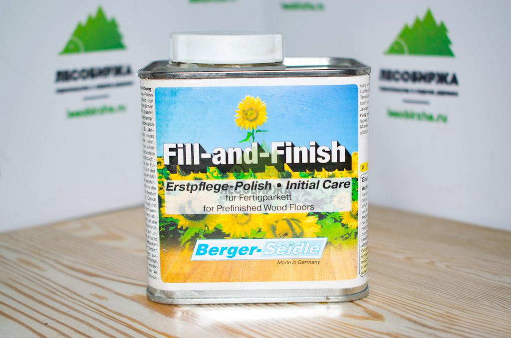 Berger seidle средство для ухода за паркетом fillandfinish